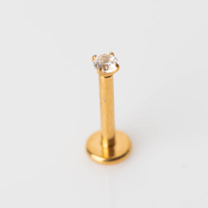 Piercing PVD Gold Ponto de Luz- Titânio