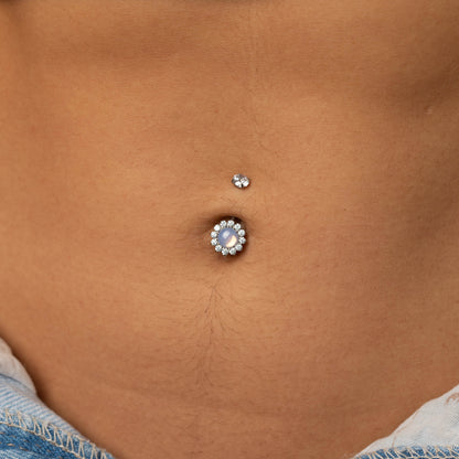 Piercing Damayanti Lilás -Titânio