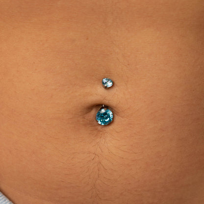 Piercing Azure -Titânio