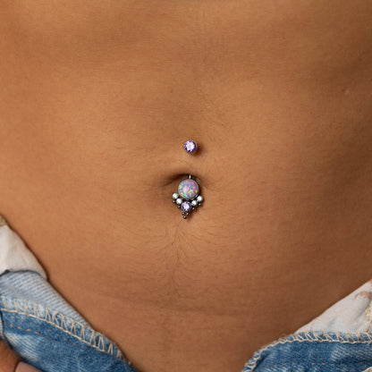 Piercing Ana Nya Lilás -Titânio