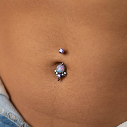 Piercing Ana Nya Lilás -Titânio