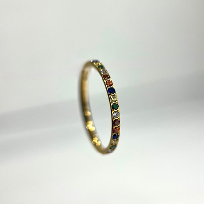 Piercing Argola PVD Gold Unic Colors- Titânio