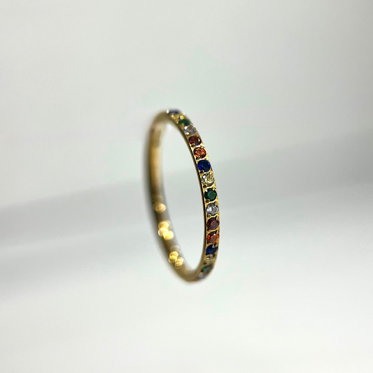 Piercing Argola PVD Gold Unic Colors- Titânio