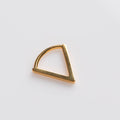 Piercing Argola Vexa PVD Dourada - Titânio