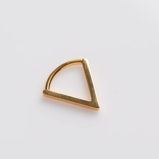 Piercing Argola Vexa PVD Dourada - Titânio