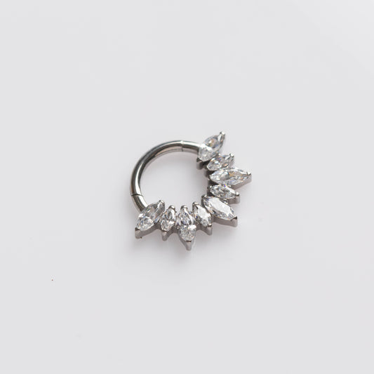 Argola Lumen Ray - Titânio