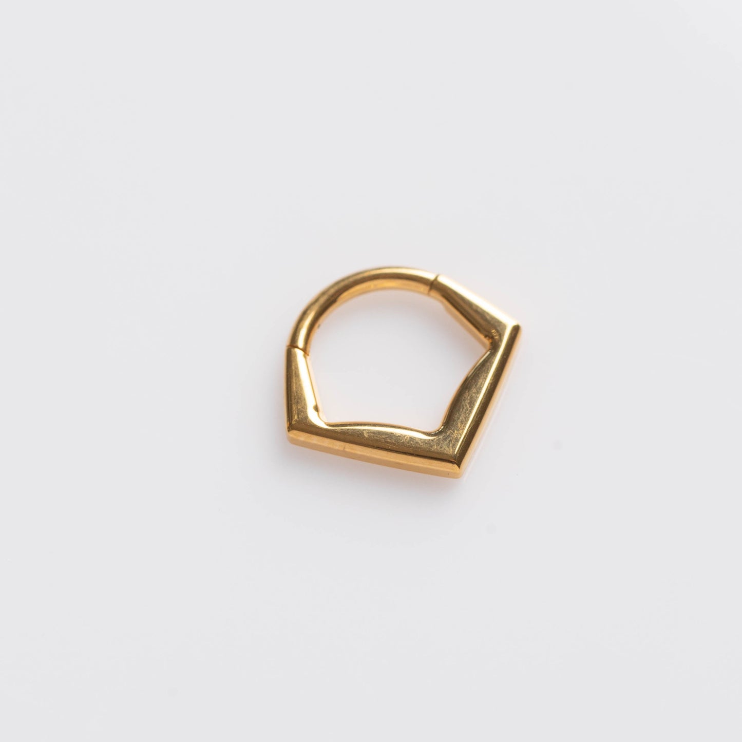 Piercing Argola Axia PVD Dourado - Titânio