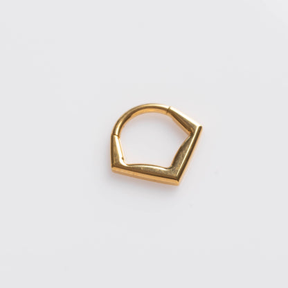 Piercing Argola Axia PVD Dourado - Titânio