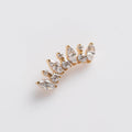 Piercing Celest Crown Dourado PVD – Titânio