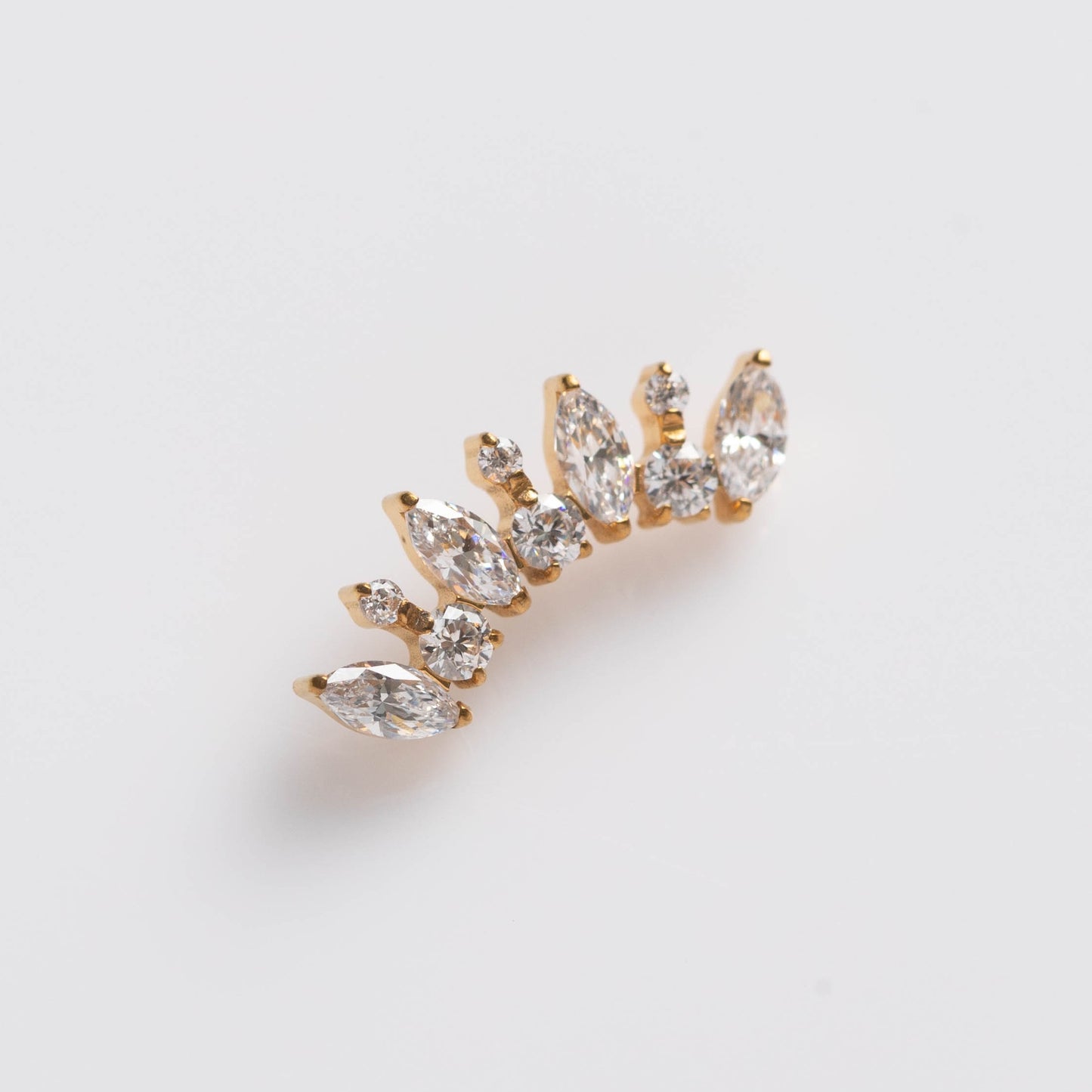 Piercing Celest Crown Dourado PVD – Titânio