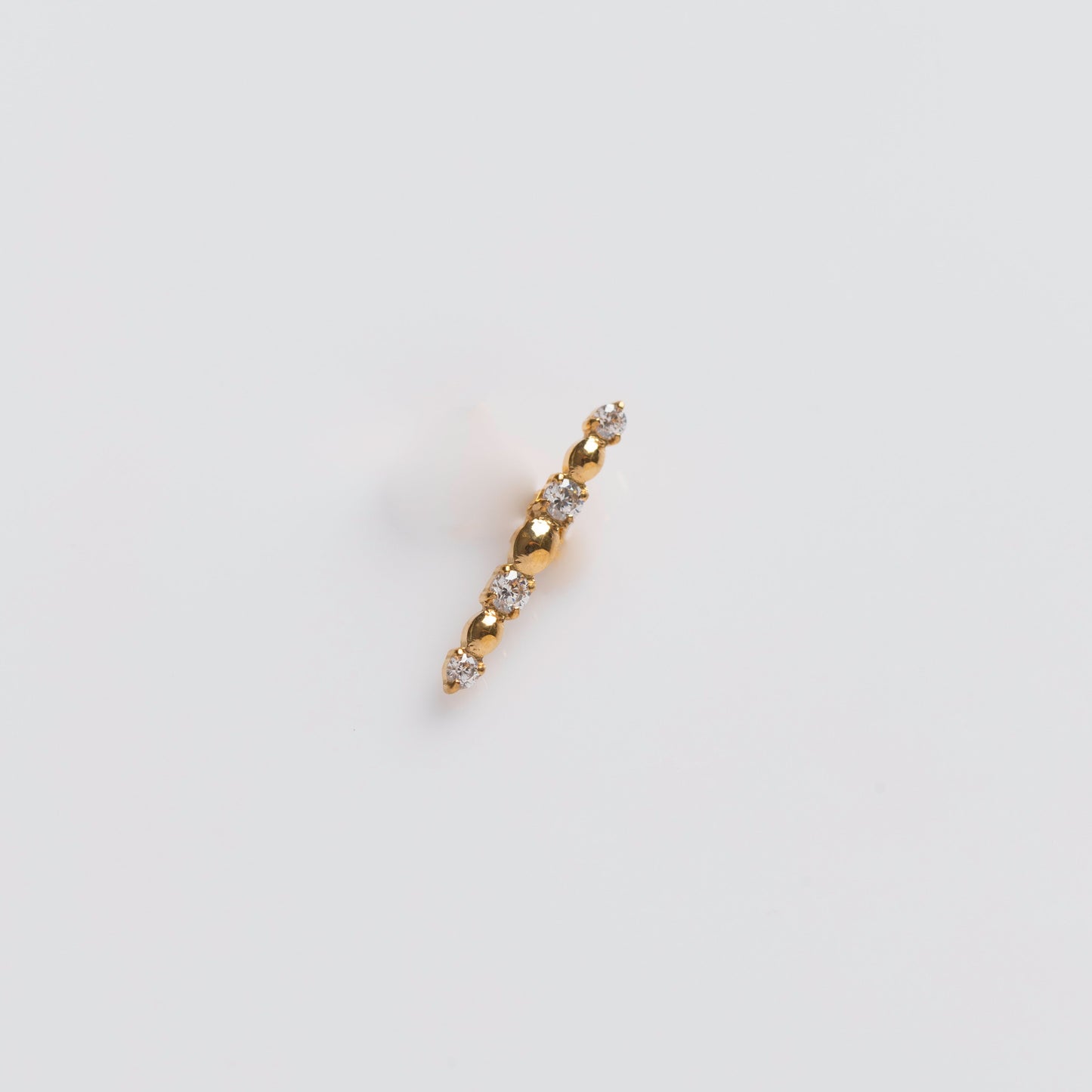 Piercing Nyra PVD Dourado - Titânio