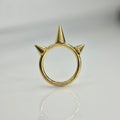 Piercing Argola Spika PVD Dourado - Titânio