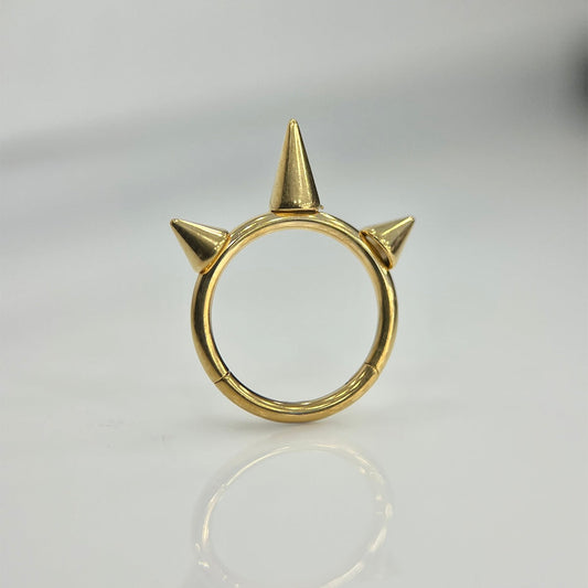 Piercing PVD Gold Sleep Spike -Titânio