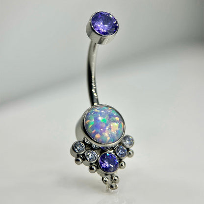 Piercing Ana Nya Lilás -Titânio