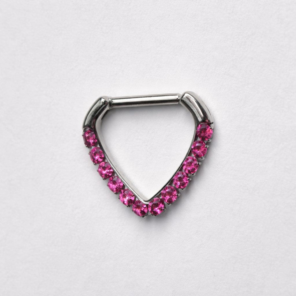Piercing Cya Pink - Titânio
