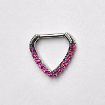 Piercing Cya Pink - Titânio
