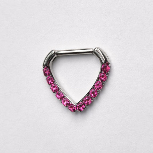 Piercing Cya Pink - Titânio