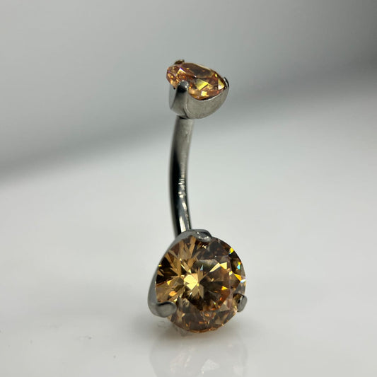 Piercing Âmbar -Titânio