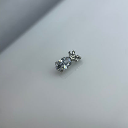 Piercing Pineapple Zircon- Titânio