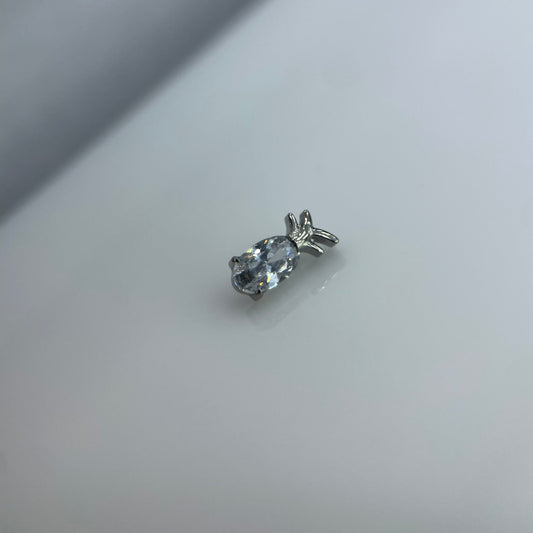 Piercing Pineapple Zircon- Titânio