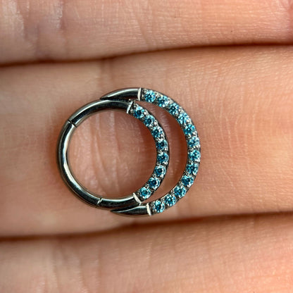 Piercing Courtney Azul- Titânio