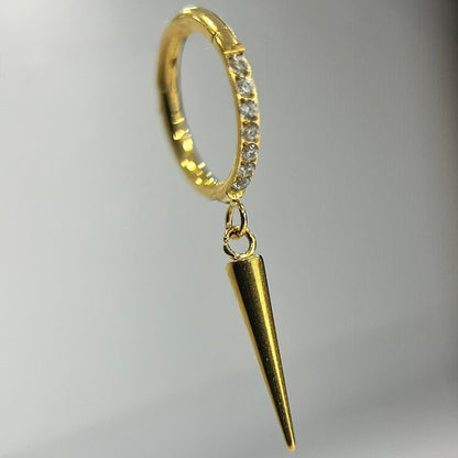 Piercing Yoru PVD Dourado - Titânio