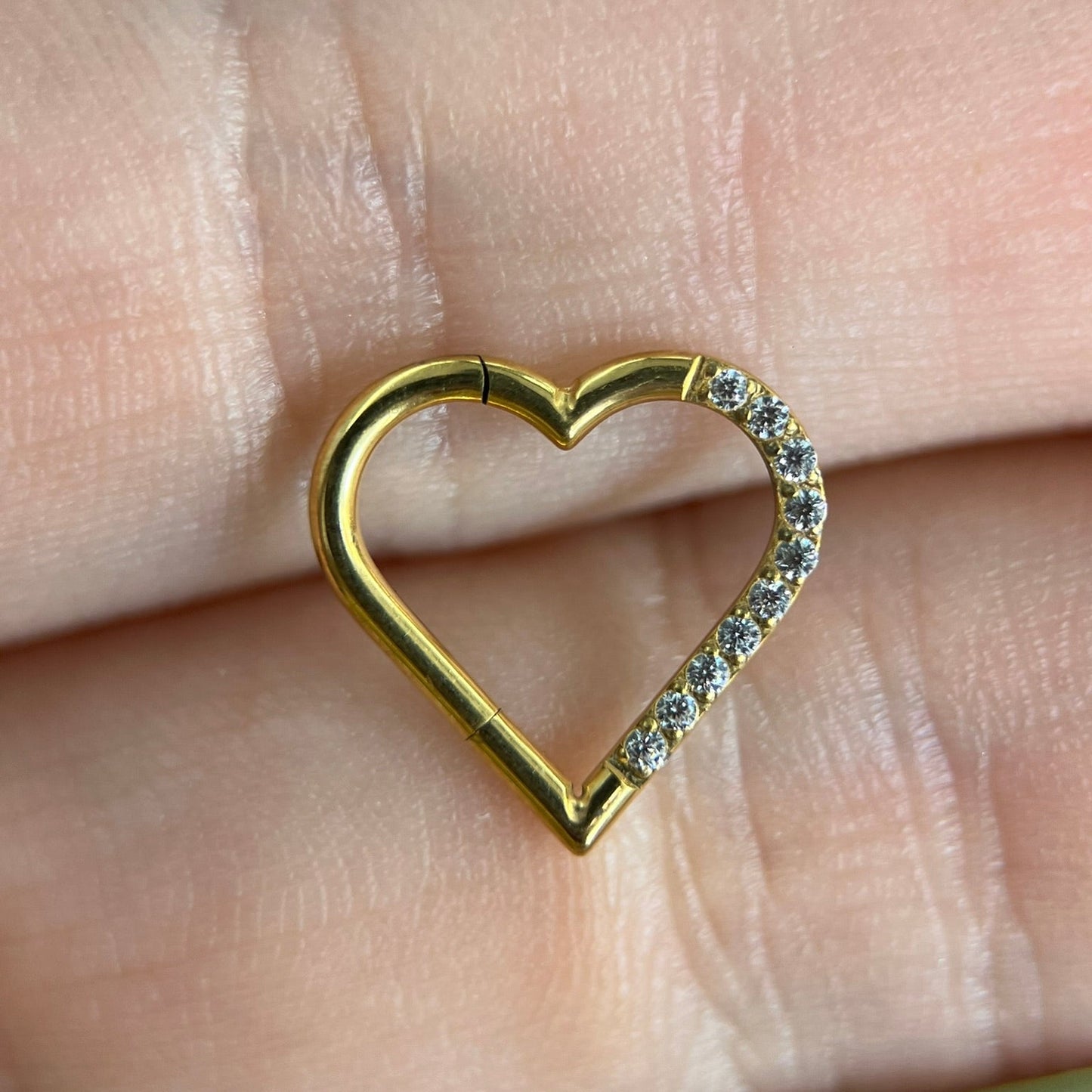 Piercing PVD Gold Lovely -Titânio