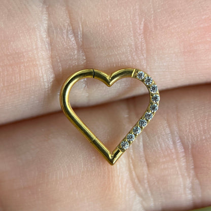 Piercing PVD Gold Lovely -Titânio