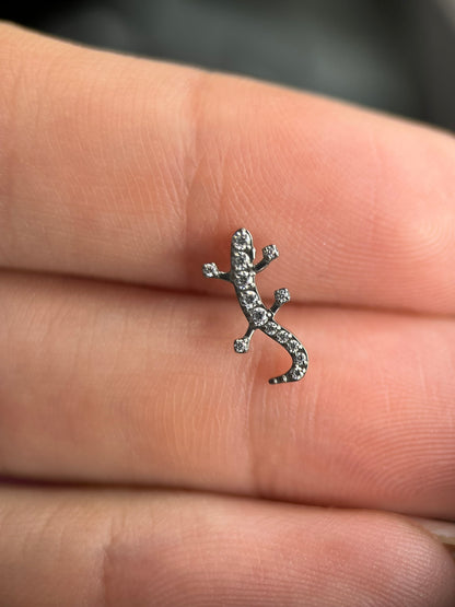 Piercing Lizard- Titânio