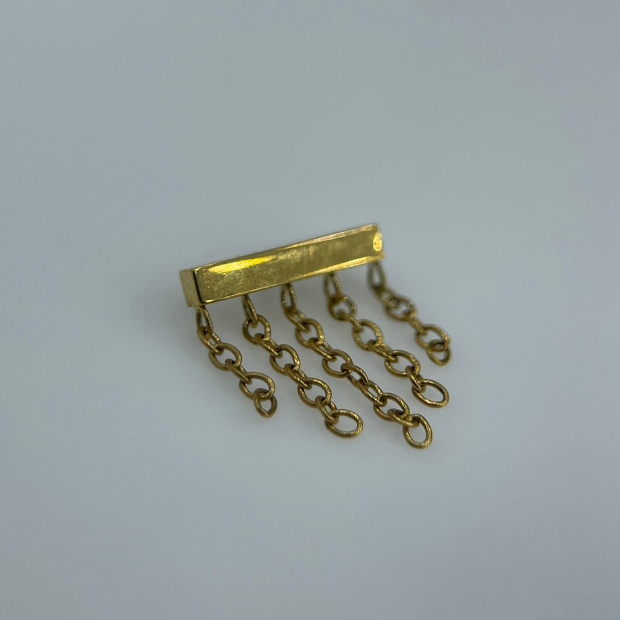 Piercing PVD Gold Elegant Chain -Titânio