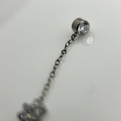 Piercing Flower Chain- Titânio