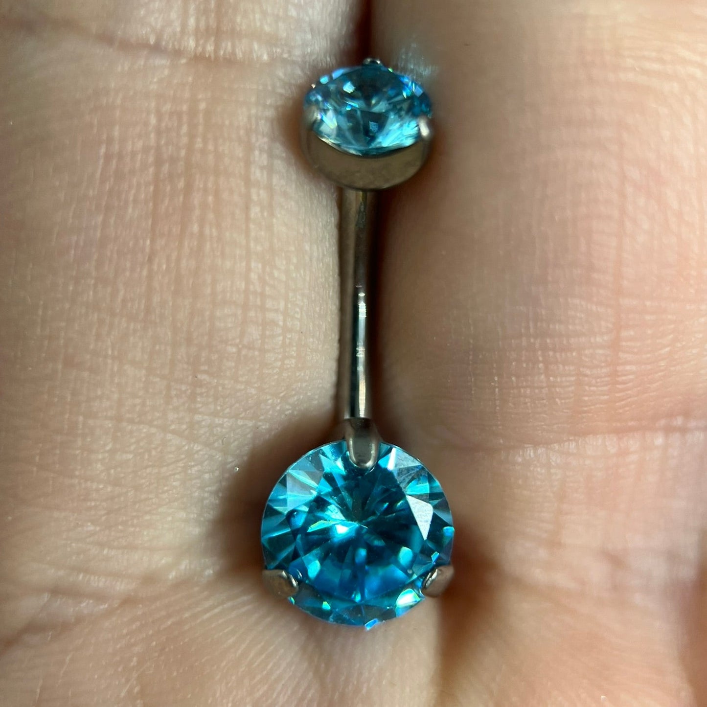 Piercing Azure -Titânio