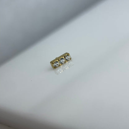 Piercing PVD Gold Lit- Titânio