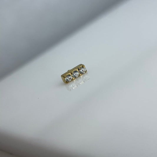 Piercing PVD Gold Lit- Titânio
