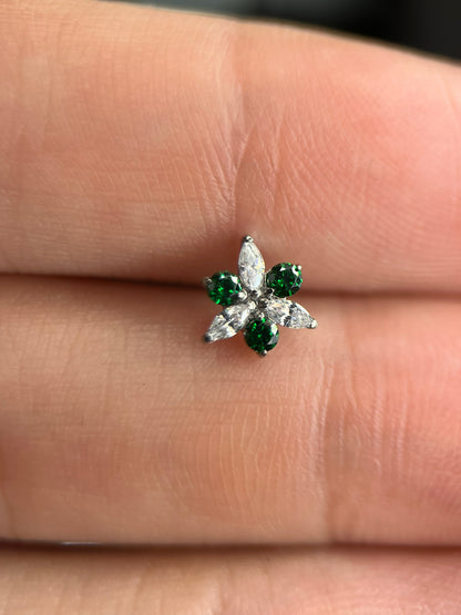 Piercing The Grape Verde- Titânio